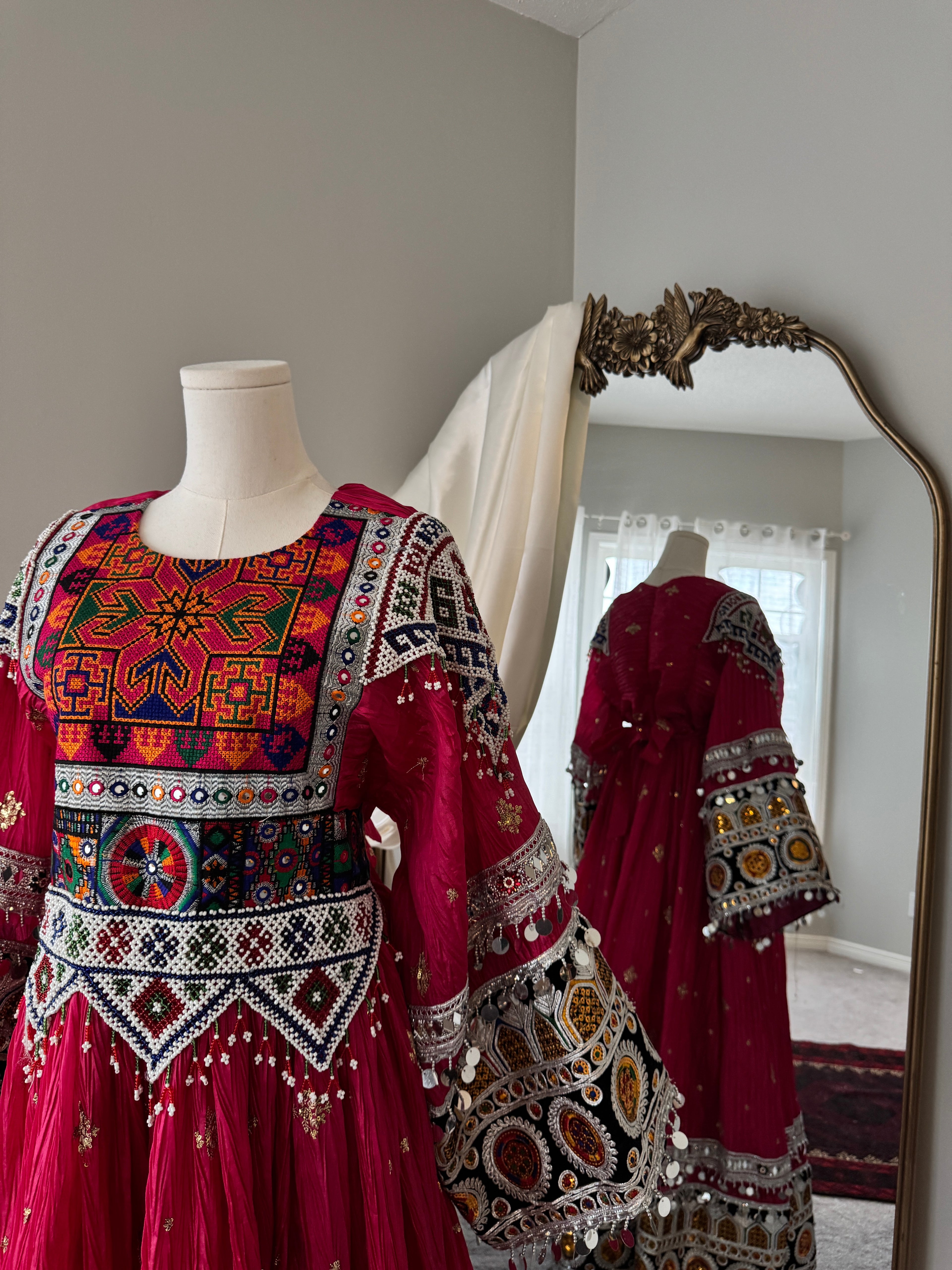 Pink Gand Afghani - Laila's Dress Handmade